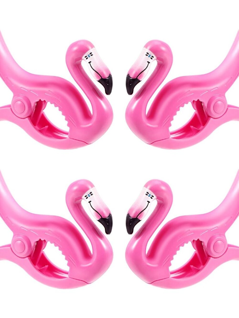 4 Pcs Flamingo Towel Clips Chair Flamingo Style